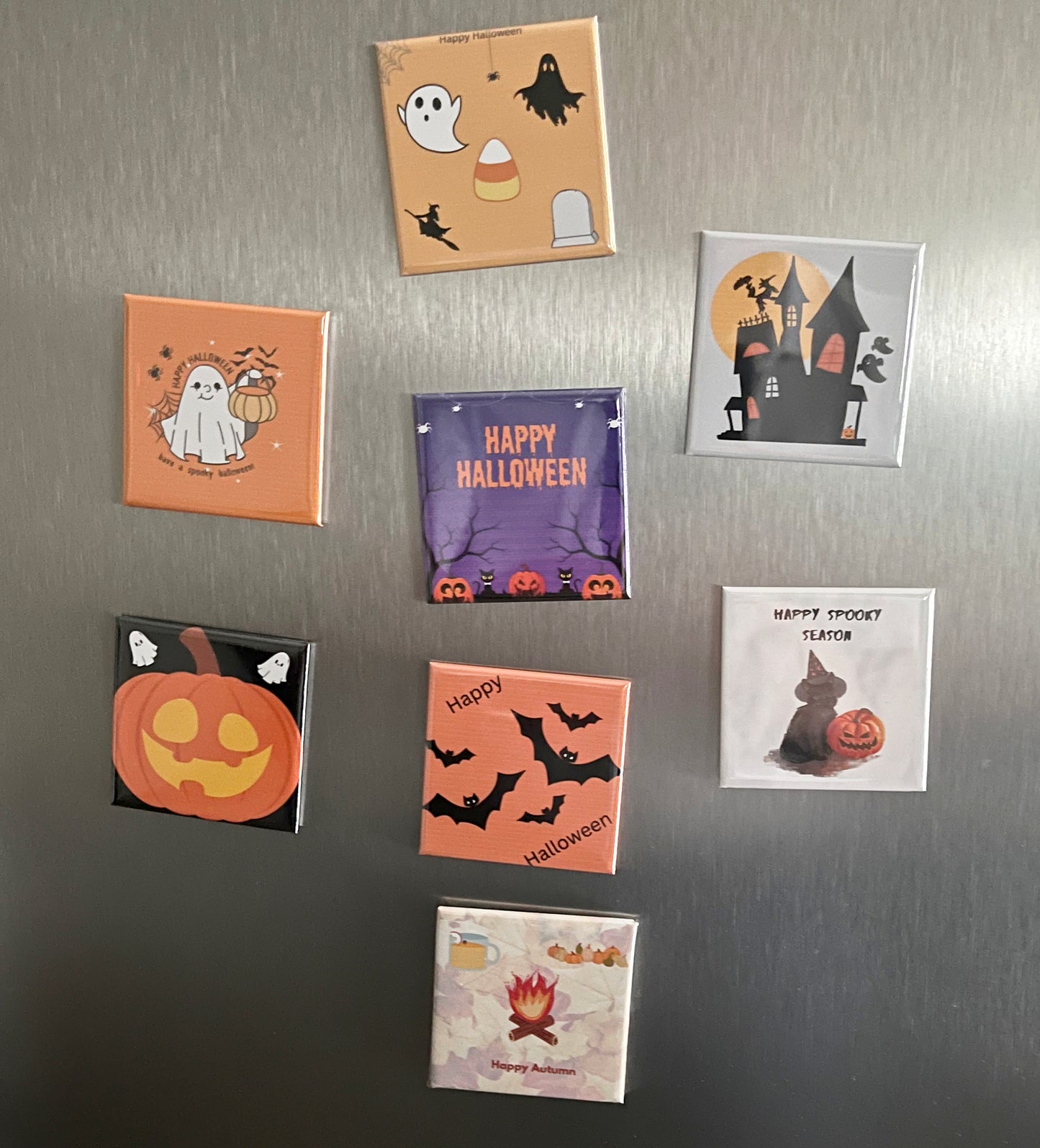 Seasonal Themed Magnets - Group of nine